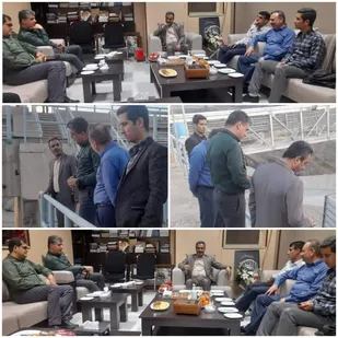 بازرسی و نظارت ستادی سازمان بسیج هنرمندان خوزستان از کانون بسیج هنرمندان اندیمشک