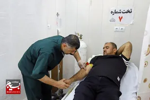 خدمت عاشقانه بسیج جامعه پزشکی البرز در اربعین حسینی