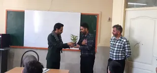 تجلیل از مقام معلم در مدارس پیشوا