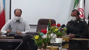 تقدیر جانشین فرماندهی سپاه  کهنوج از مدیر آموزش و پرورش کهنوج