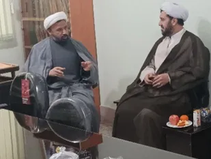 دیدار صمیمانه امام جمعه اسلامشهر با   نماینده ولی فقیه در سپاه شهرستان