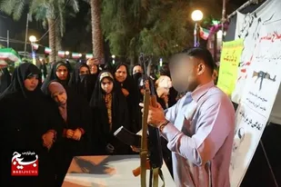 آموزش سلاح شناسی درتجمعات شبانه ایرانشهر