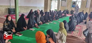 هم&zwnj;اندیشی با حلقه&zwnj;های صالحین خواهران در روستای سرتنگ