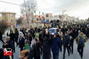 اعلام انزجار مردم انقلابی نهاوند از هتک حرمت قرآن کریم+تصاویر