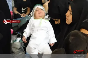 مادران همدانی شیرخوارگان خود را نذر حضرت علی&zwnj;اصغر(ع) کردند