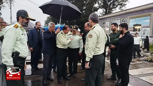 مراسم شهید مدافع امنیت علیرضا آقاجانی