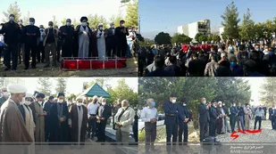 پیکر پدر شهید دهراب پور در یاسوج تشییع و خاکسپاری شد