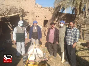 حضور گروه تخصصی دامپزشکی شعیب نبی بسیج مهندسین کشاورزی شاهرود در مناطق محروم