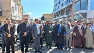 راهپیمایی روز قدس در شهرستان ملارد