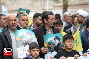 حضور آحاد مردم شریف و انقلابی شهرستان چهارباغ در راهپیمایی روز قدس