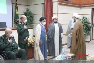 آئین تکریم و معارفه جانشین نمایندگی ولی فقیه در سپاه قم از دریچه دوربین