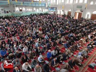 اقامه نمازجمعه در مصلی شهرستان آمل