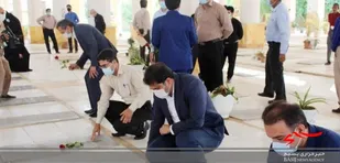 تجدید میثاق فرهنگیان دشتستان با شهدا