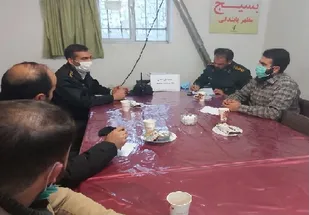 جلسه تعامل پایگاه بسیج شهید مقیمی با نیروی انتظامی خوانسار برگزار شد