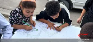 پای کاروان نشاط و امید به محله والفجر شهرستان ساوجبلاغ رسید