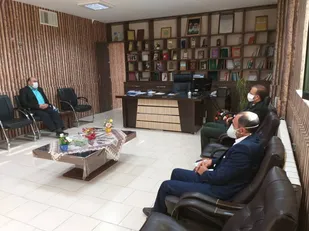 دیدار مسئول بسیج ادارات استان سمنان با فرمانده سـپاه ناحیه شاهرود