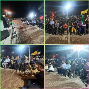 برگزاری اجتماع پرجمعیت مردم هندیجان در موج ۲۰۷