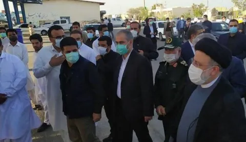 بازدید آیت الله رئیسی از پروژه ساخت هزار واحد مسکونی برای محرومان چابهار توسط بسیج سازندگی
