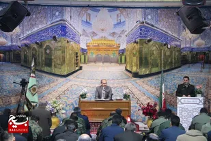 برگزاری محفل انس با قرآن کریم با حضور نیروهای نظامی و انتظامی همدان