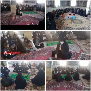 برپایی سفره صلوات در روستای ارمند