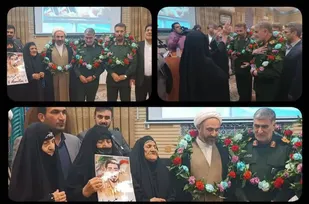 تقدیرمادران شهدا به پاس اقدام شجاعانه سپاه پاسداران در حمله به اسرائیل از فرمانده سپاه ایلام