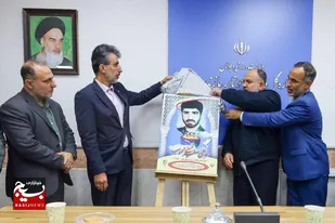 رونمایی از تمثال شهید حسینی&zwnj; محراب، شهید شاخص ورزش کشور ۱۴۰۴