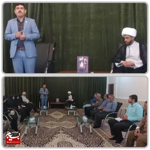 دیدار با امام جمعه شهرستان به مناسبت هفته کتاب و کتاب خوانی&nbsp;