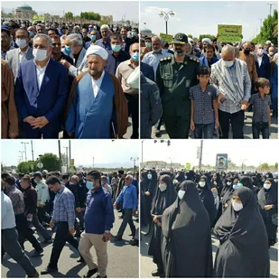راهپیمایی مردم جیرفت علیه آشوب، ناامنی و حرکات هنجارشکنانه اخیر