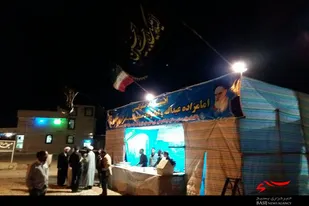 موکب امامزاده عبدالله(ع) و امامزاده سعید(ع) در روستای آورزمان