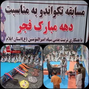 برگزاری مسابقات تکواندو بسیج برادران