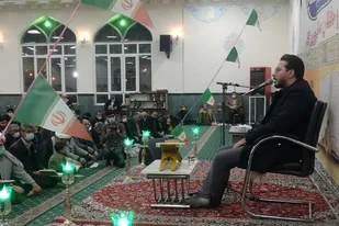 تلاوت حامد شاکرنژاد در امامزاده سیدحمزه(ع) کاشمر