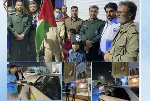 برگزاری ایستگاه صلواتی به مناسبت هفته مبارک بسیج در زاهدان