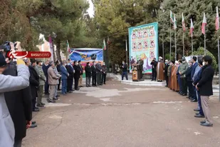 گلباران گلزار شهدا شاهرود و دیدار با خانواده شهدا به مناسبت دهه فجر+ تصاویر