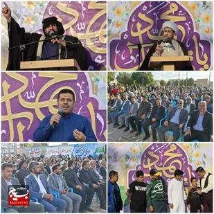 جشن نیمه شعبان و سالگرد پیروزی انقلاب اسلامی در باوی