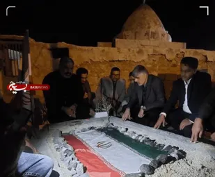 تقدیر از خانواده شهید عدنان آرمان در بستک