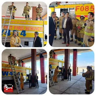 برگزاری دوره آموزشی مهارت&zwnj;های آتش&zwnj;نشانی در فرودگاه زاهدان