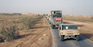 3 کاروان آمریکا در عراق هدف قرار گرفت