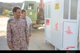 بازدید معاون روابط عمومی سپاه استان همدان از مناطق زلزله&zwnj;زده