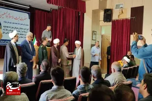 تقدیر از حجت&zwnj;الاسلام مغیثی در شهر گیان
