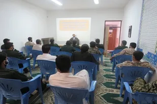 برگزاری گردهمایی سیاسی درناحیه بسیج سپاه فنوج