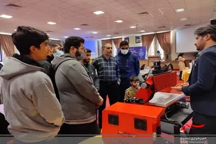 حضور بسیجیان سرخه ای در پارک علم و فناوری سمنان