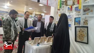 حضور پایگاه مقاومت اسماء در نمایشگاه اقتدار و دستاوردهای بسیج در بوشهر