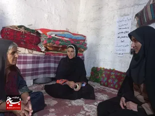 دیدار و دلجویی از مادر بسیجی به مناسبت هفته دفاع مقدس در پایگاه راضیه&nbsp;