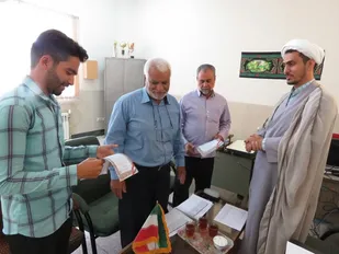 ابلاغ برنامه های  دفتر نمایندگی ولی فقیه در خاتم به حوزه ها