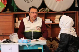 حضور تیم پزشکی در ابراهیم آباد گرگان