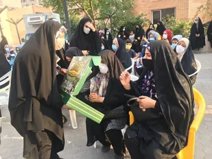 برگزاری جشن دهه ولایت در محله مینابی