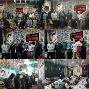 ضیافت افطاری در حوزه مقاومت بسیج شهید همت پیشوا