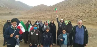 برگزاری پیاده روی بسیجیان فرومدی