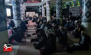 مراسم احیا لیالی با عظمت قدر در بروجن