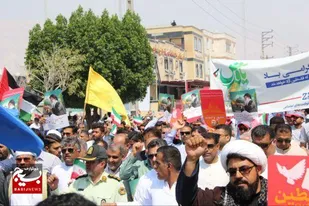 نمایش وحدت در راهپیمایی روز جهانی قدس_عسلویه
